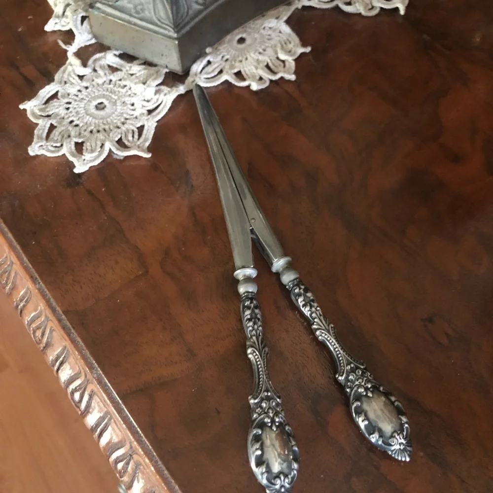 Antique Silver Glove Stretchers